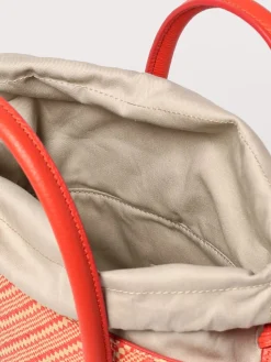 Borsa a mano con maxi logo Coccinelle