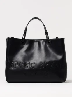 Borsa a mano Emporio Armani in pelle di vacchetta a grana