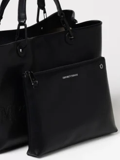 Borsa a mano Emporio Armani in pelle di vacchetta a grana