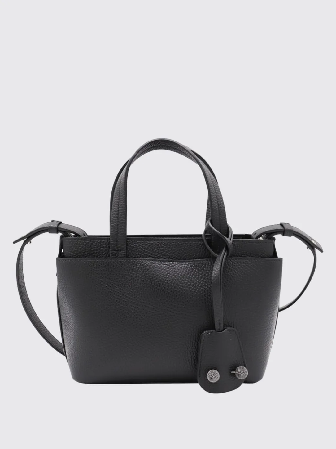 Borsa a mano in pelle a grana Fabiana Filippi