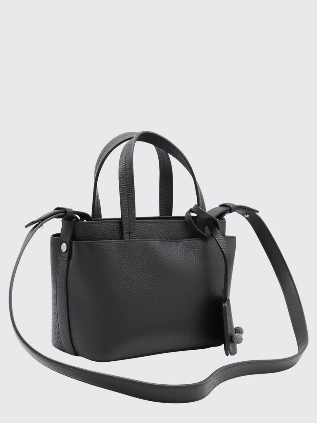 Borsa a mano in pelle a grana Fabiana Filippi