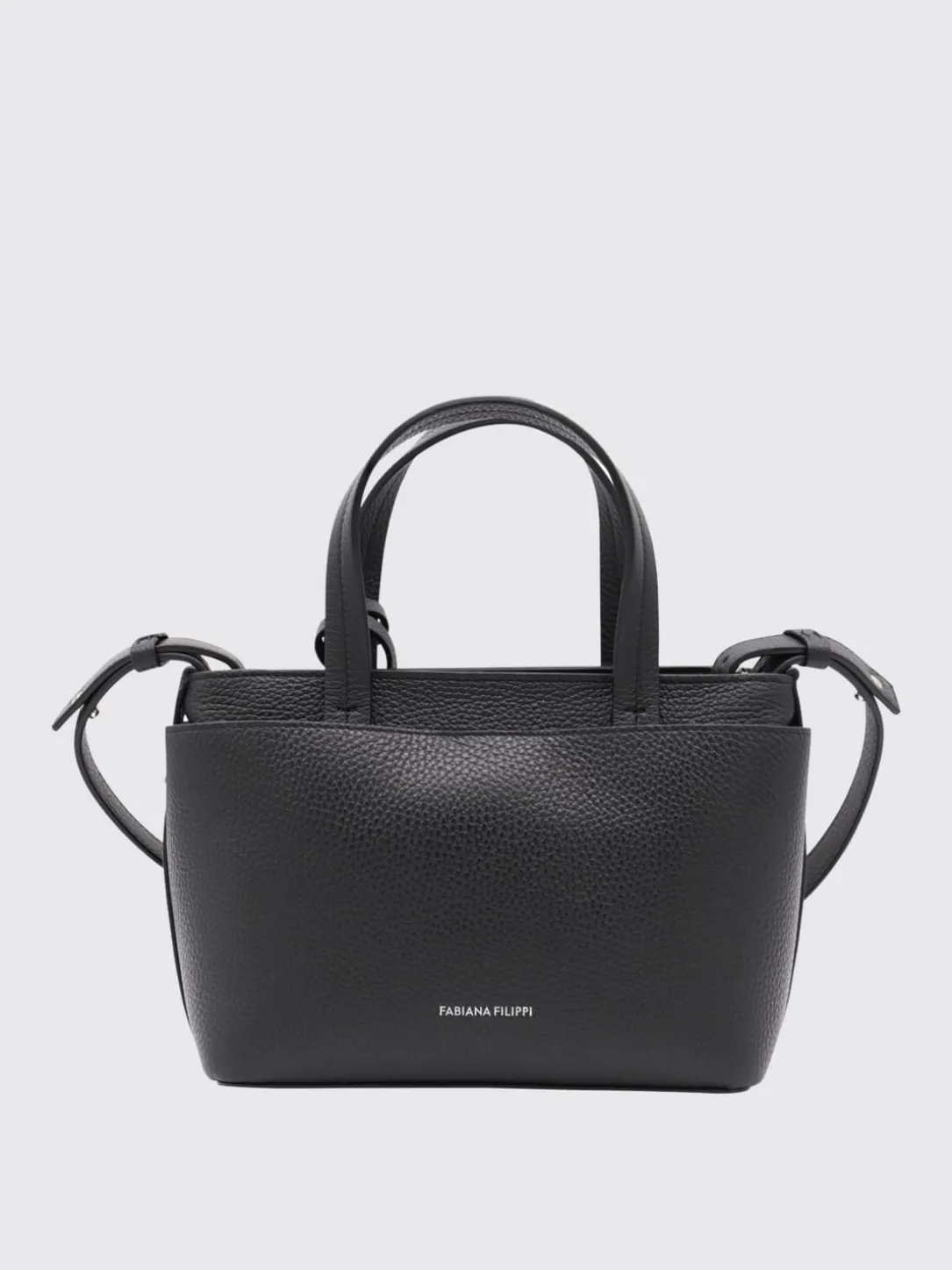 Borsa a mano in pelle a grana Fabiana Filippi