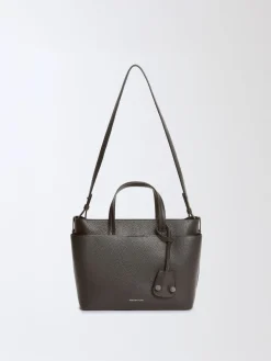 Borsa a mano in pelle a grana Fabiana Filippi