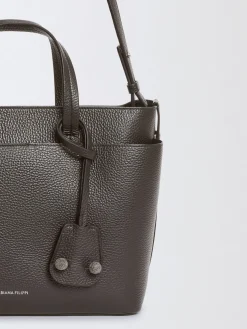 Borsa a mano in pelle a grana Fabiana Filippi