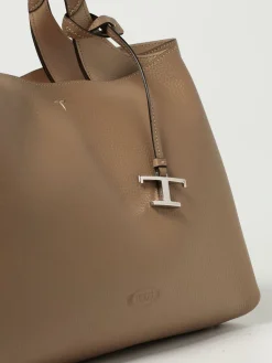 Borsa a mano in pelle di vitello a grana Tod's