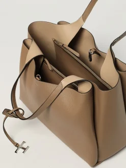 Borsa a mano in pelle di vitello a grana Tod's