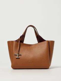 Borsa a mano in pelle di vitello a grana Tod's