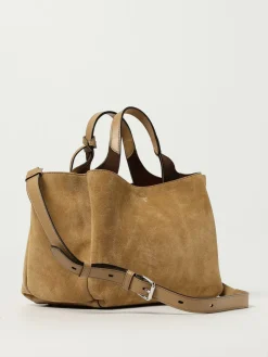 Borsa a mano in pelle di vitello scamosciata Tod's