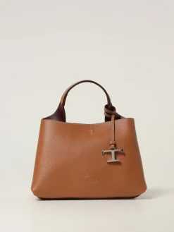 Borsa a mano in pelle di vitello a grana Tod's