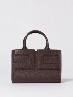 Borsa a mano in pelle sintetica con logo Elisabetta Franchi