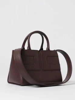 Borsa a mano in pelle sintetica con logo Elisabetta Franchi