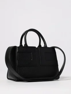 Borsa a mano in pelle sintetica con logo Elisabetta Franchi