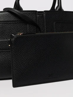 Borsa a mano in pelle sintetica con logo Elisabetta Franchi