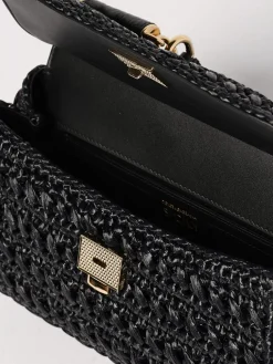 Borsa a mano Sicily media in rafia Dolce & Gabbana
