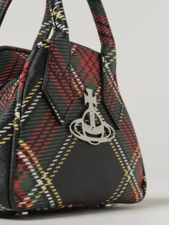 Borsa a mano Yasmine mini in similpelle stampata Vivienne Westwood