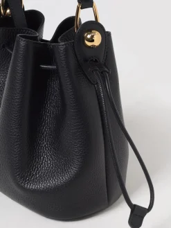 Borsa a secchiello Furla in pelle a grana