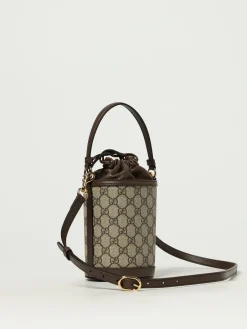 Borsa a secchiello Ophida Gucci in tessuto GG Supreme