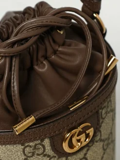 Borsa a secchiello Ophida Gucci in tessuto GG Supreme