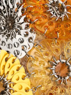 Borsa a spalla baguette Flower 1969 Rabanne