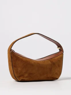 Borsa a spalla Demy mini hobo in pelle scamosciata Staud