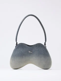 Borsa a spalla double-d shoulder Diesel in denim