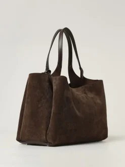 Borsa a spalla in pelle di vitello scamosciata Tod's