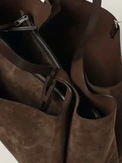 Borsa a spalla in pelle di vitello scamosciata Tod's