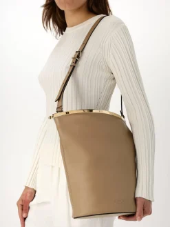 Borsa a spalla in pelle di vitello Tod's a secchiello