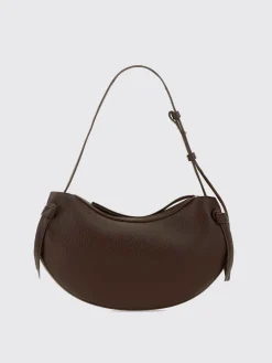 Borsa a spalla in pelle e camoscio Yuzefi