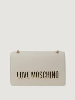 Borsa a spalla in pelle sintetica Love Moschino