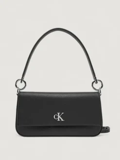 Borsa a spalla in pelle sintetica Calvin Klein