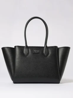 Borsa a spalla in pelle sintetica a grana Emporio Armani