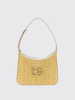 Borsa a spalla in rafia DG Dolce & Gabbana