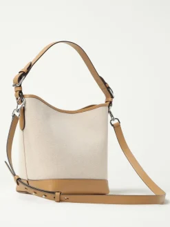 Borsa a spalla Lauren Ralph Lauren in cotone
