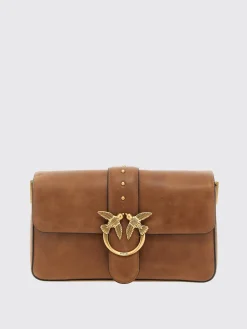 Borsa a spalla Love Bag Slouchy in pelle nuvolata Pinko