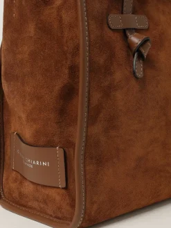 Borsa a spalla Marcella Gianni Chiarini in pelle scamosciata