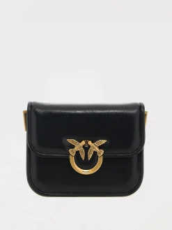 Borsa a spalla piccola squadrata Love Bag Box in nappa Pinko