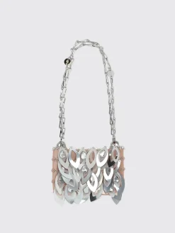 Borsa a spalla Rabanne con paillettes