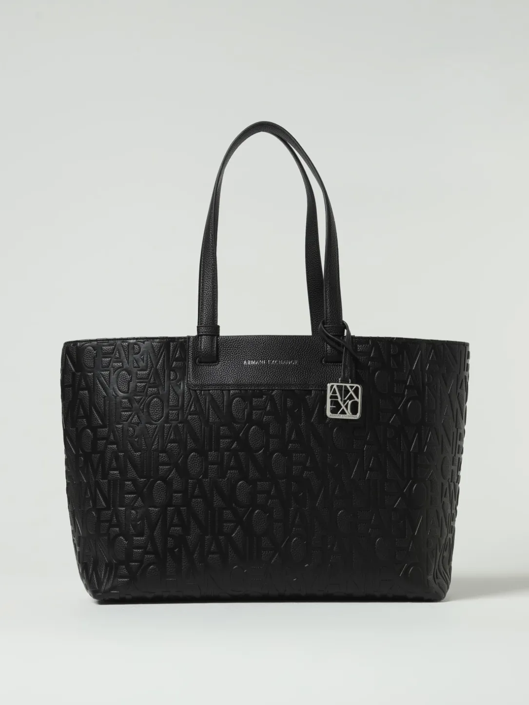 Borsa a spalla shopping logata Armani Exchange