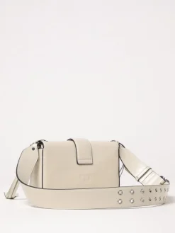 Borsa a spalla soft Love Bag Slouchy con frange Pinko