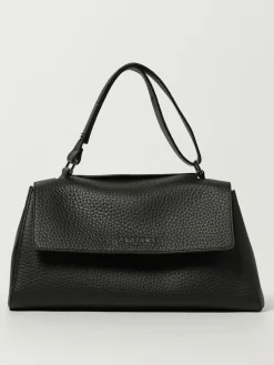 Borsa a spalla Sveva Longuette Soft in pelle martellata Orciani