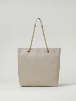 Borsa a spalla tote in pelle sintetica Calvin Klein