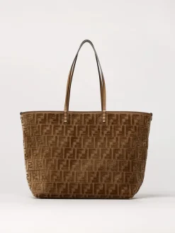 Borsa a spalla tote Roll grande FF Fendi