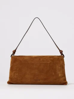 Borsa a spalla Wally in pelle scamosciata Staud