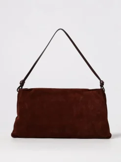 Borsa a spalla Wally in pelle scamosciata Staud