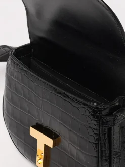 Borsa a tracolla Borsa Wallis Tom Ford in pelle stampa cocco