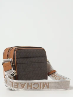 Borsa a tracolla con logo MK Michael Kors