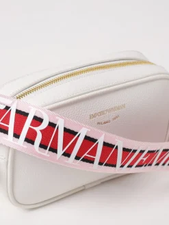 Borsa a tracolla con logo goffrato Emporio Armani