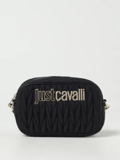 Borsa a tracolla con logo Just Cavalli