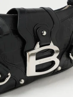 Borsa a tracolla Essex Balenciaga in pelle stampa cocco